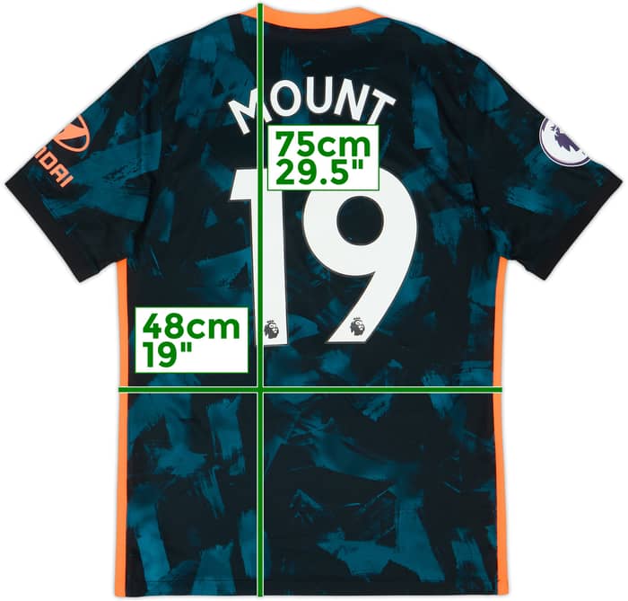 2021-22 Chelsea Third Shirt Mount #19 - 8/10 - (M)