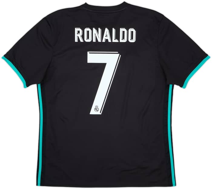 2017-18 Real Madrid Camiseta Visitante Ronaldo #7 - 10/10 - (L)