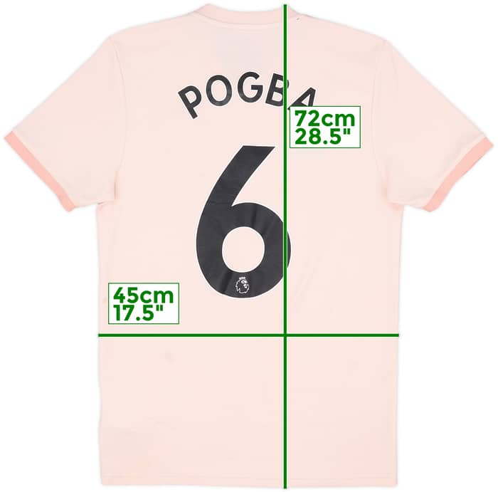 2018-19 Manchester United Away Shirt Pogba #6 - 6/10 - (S)