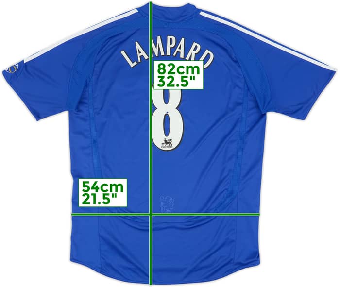2006-08 Chelsea Home Shirt Lampard #8 - 5/10 - (L)