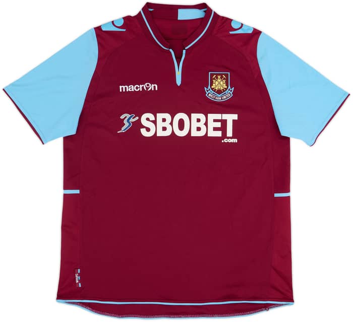 2012-13 West Ham Home Shirt Noble #16 - 7/10 - (XL)
