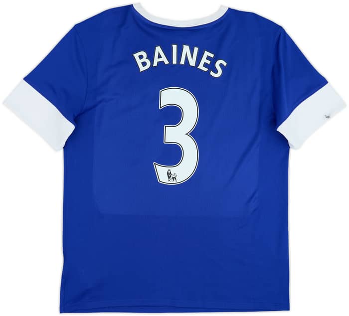 2012-13 Everton Home Shirt Baines #3 - 7/10 - (L)