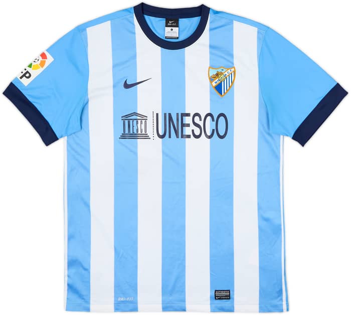 2013-14 Malaga Home Shirt - 6/10 - (L)