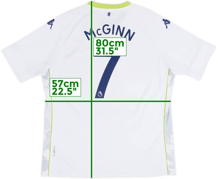 2020-21 Aston Villa Third Shirt McGinn #7 - 6/10 - (3XL)