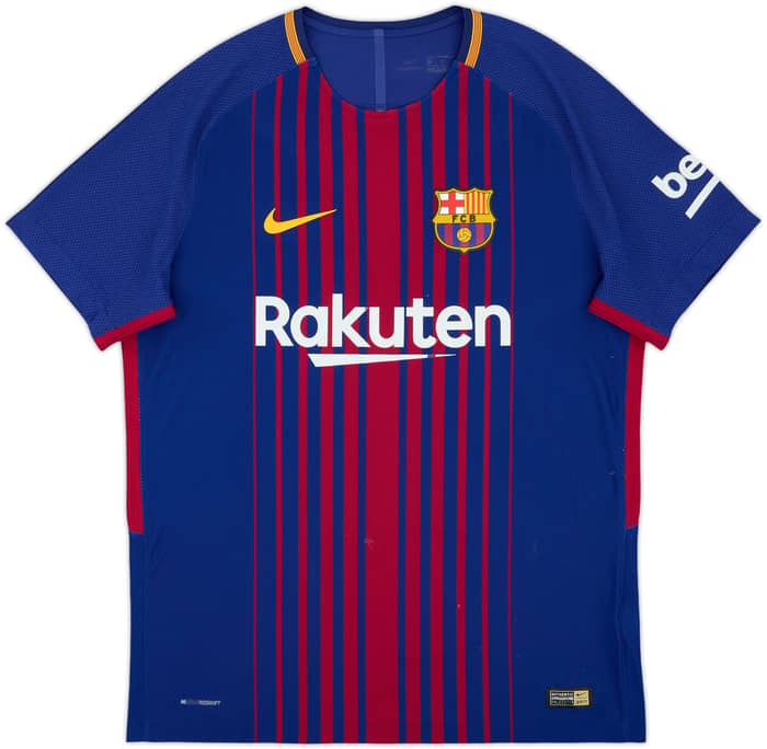 2017-18 Barcelona Authentic Home Shirt - 5/10 - (L)