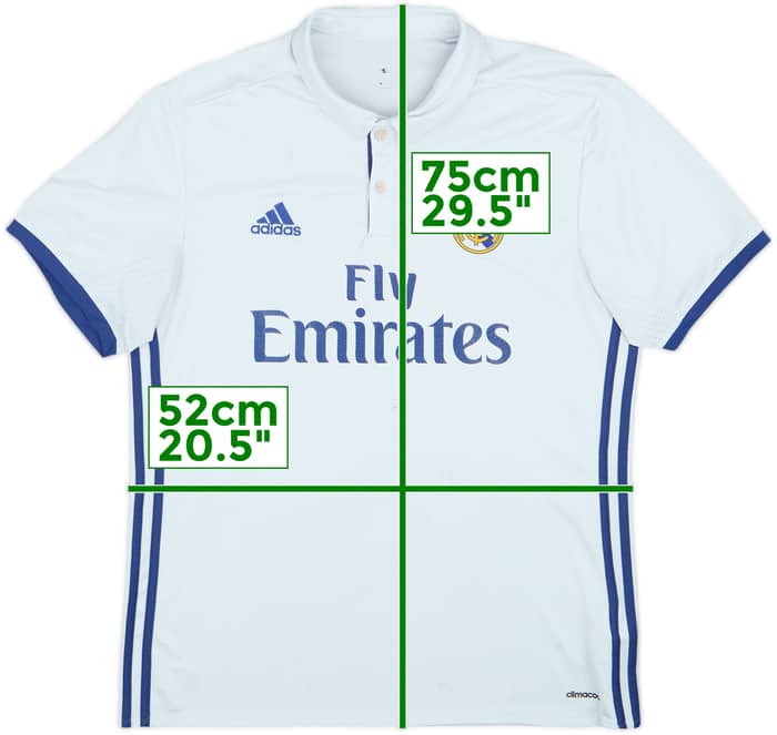 2016-17 Real Madrid Home Shirt - 5/10 - (L)
