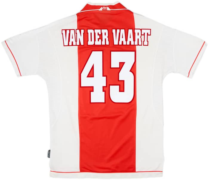 1999-00 Ajax Home Shirt Van Der Vaart #43 - 8/10 - (L)