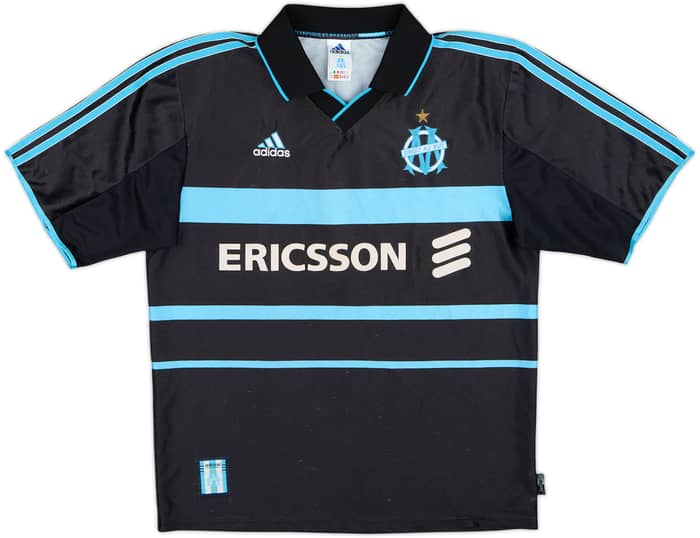 1999-00 Olympique Marseille Third Shirt Pires #7 - 8/10 - (M)
