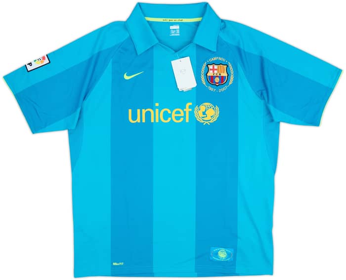 2007-09 Barcelona Away Shirt Messi #19 (XL)