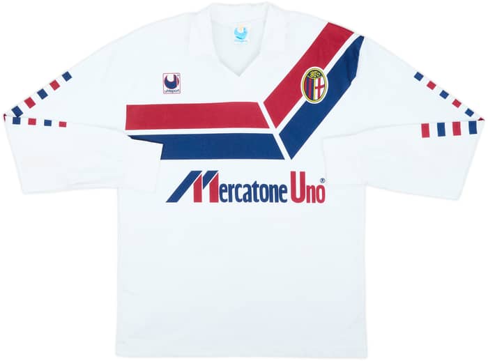 Camiseta de visitante de manga larga del Bologna 1989-90 - 8/10 - (S)