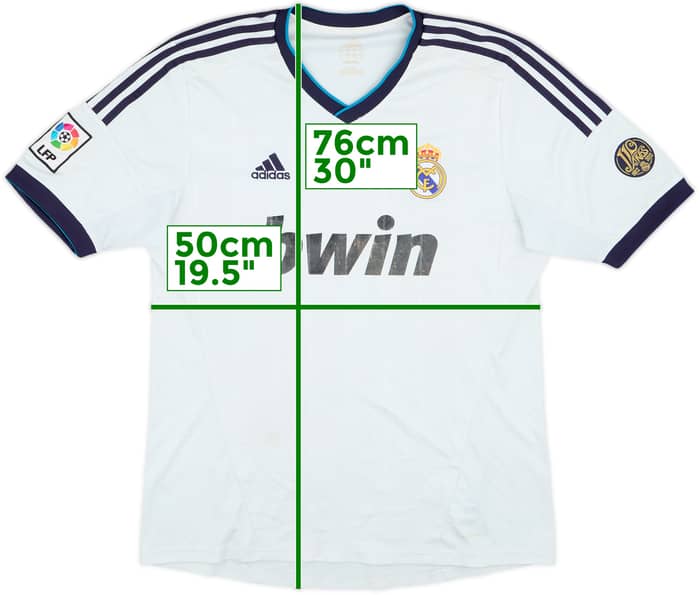 2012-13 Real Madrid Home Shirt - 4/10 - (L)
