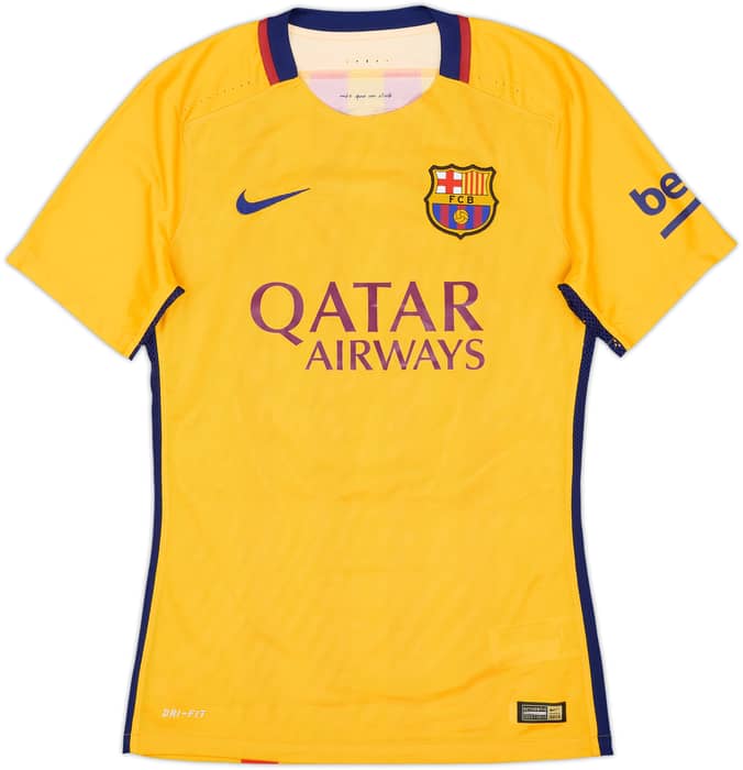 2015-16 Barcelona Authentic Away Shirt Messi #10 - 10/10 - (S)