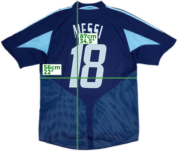 2004-05 Argentina Away Shirt Messi #18 - 9/10 - (L)