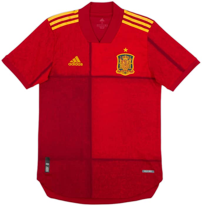 2020-21 Spain Authentic Home Shirt - 9/10 - (S)