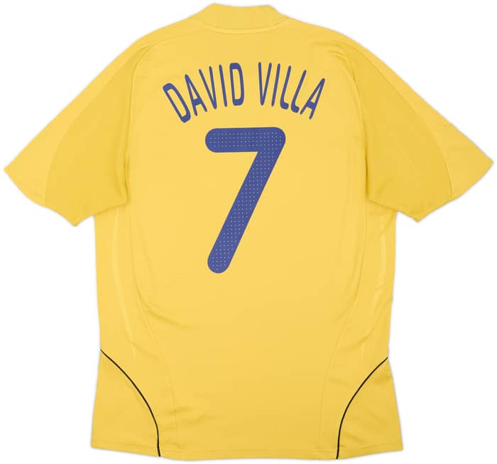 2008-10 Spain Away Shirt David Villa #7 - 8/10 - (M)