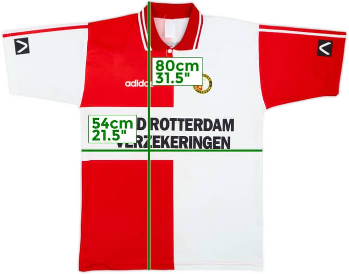 1994-96 Feyenoord Home Shirt - 6/10 - (L)