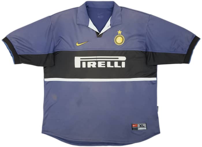 Camiseta de la tercera equipación del Inter Milan 1998-99 - 3/10 - (XL)