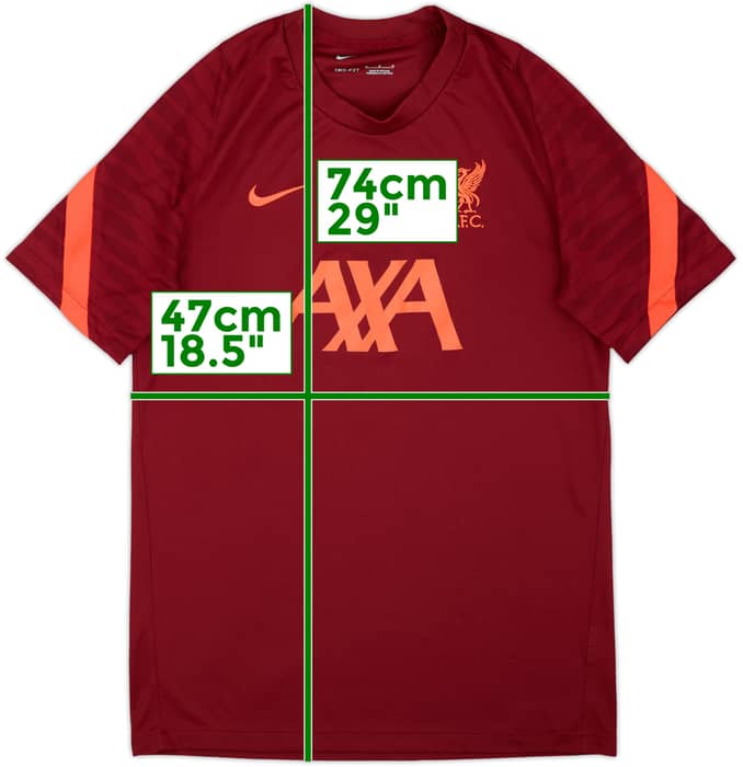 2021-22 Liverpool Nike Training Shirt - 9/10 - (M)