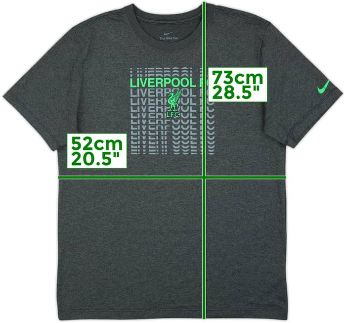 2023-24 Liverpool Nike Graphic Tee - 9/10 - (M)