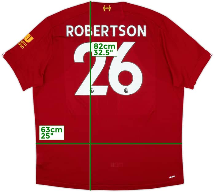 2019-20 Liverpool Maillot Domicile Robertson #26 - 9/10 - (XXL)