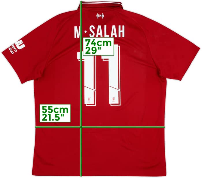 2018-19 Liverpool Home Shirt M.Salah #11 - 5/10 - (L)