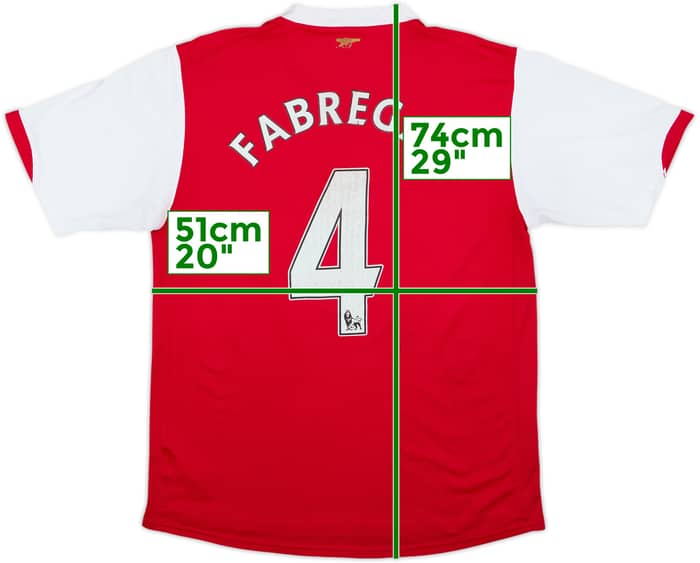 2006-08 Arsenal Home Shirt Fabregas #4 - 5/10 - (M)