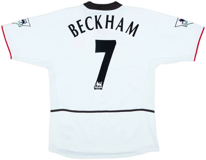 2002-03 Manchester United Away Shirt Beckham #7 - 7/10 - (M)