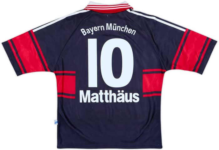 1997-99 Bayern Munich Home Shirt Matthaus #10 - 7/10 - (L.Boys)
