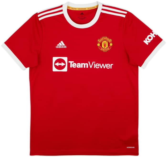 2021-22 Manchester United Home Shirt Sancho #25 - 7/10 - (L)