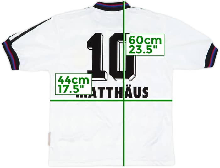 1996-98 Bayern Munich Away Shirt Matthaus #10 - 8/10 - (Y)