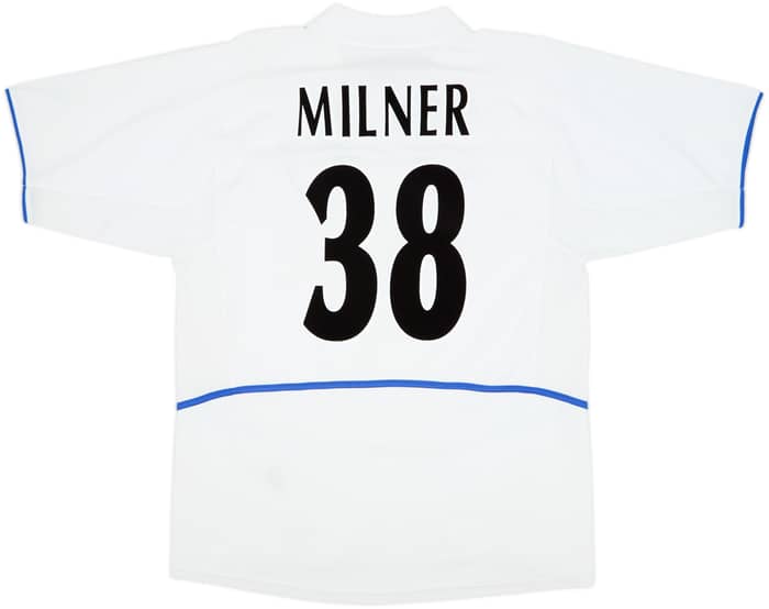 2002-03 Leeds United Camiseta Local Milner #38 - 5/10 - (L)