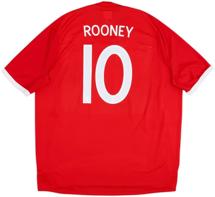 2010-11 England Away Shirt Rooney #10 - 9/10 - (3XL)