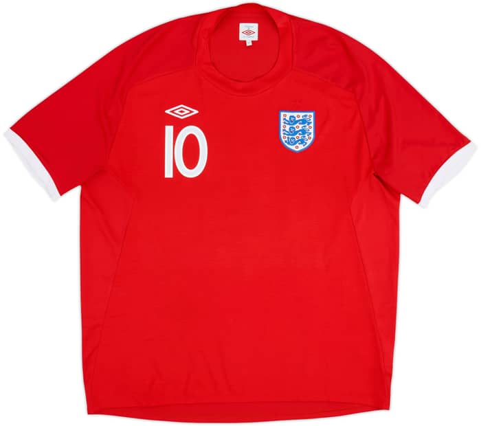 2010-11 England Away Shirt Rooney #10 - 9/10 - (3XL)