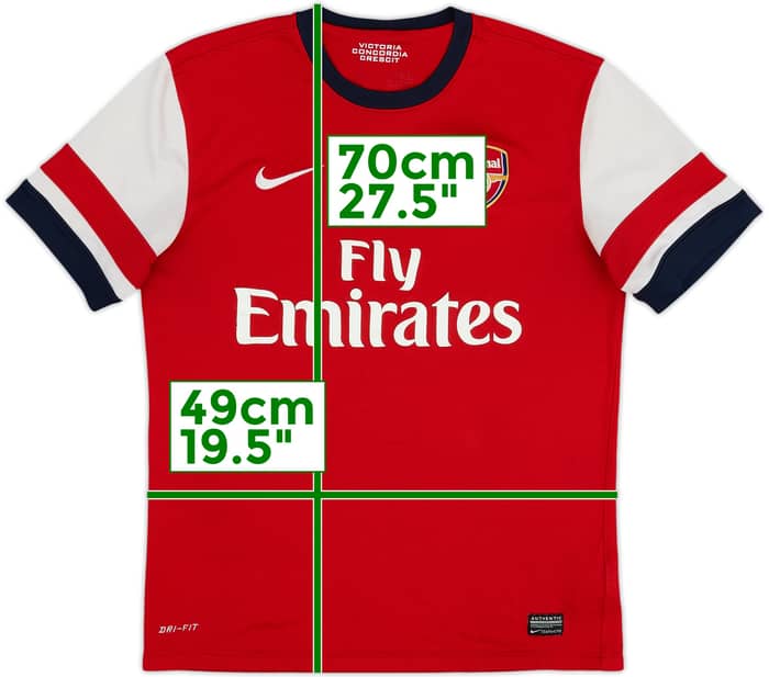 2012-14 Arsenal Home Shirt - 4/10 - (M)