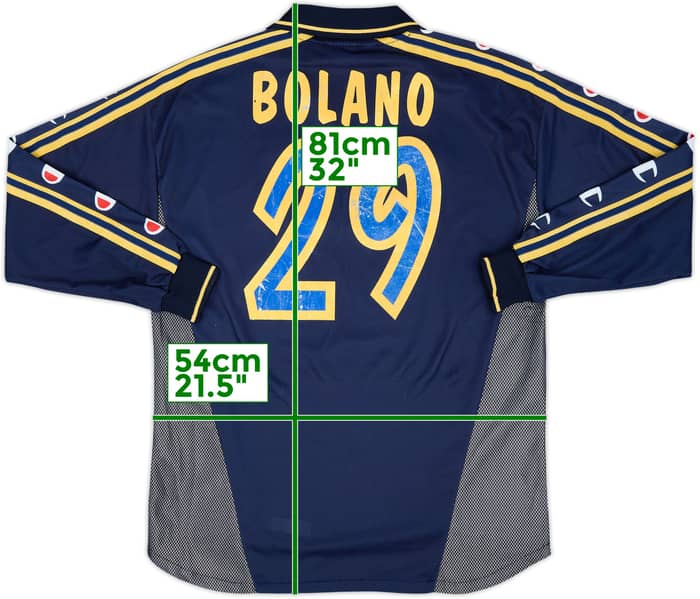 2000-01 Parma Third L/S Shirt Bolano #29 - 5/10 - (M)