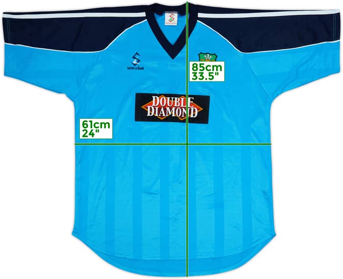 2000-01 Wrexham Third Shirt - 9/10 - (L)