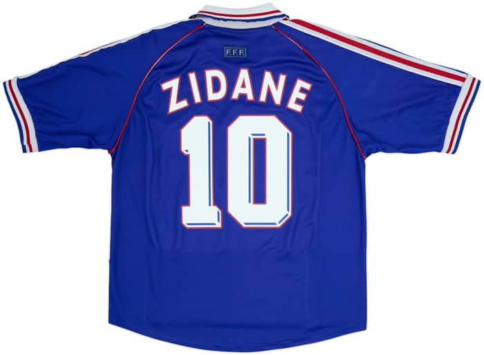 1998-00 France 'Pour Toi Zidane' Home Shirt Zidane #10 - 5/10 - (L)