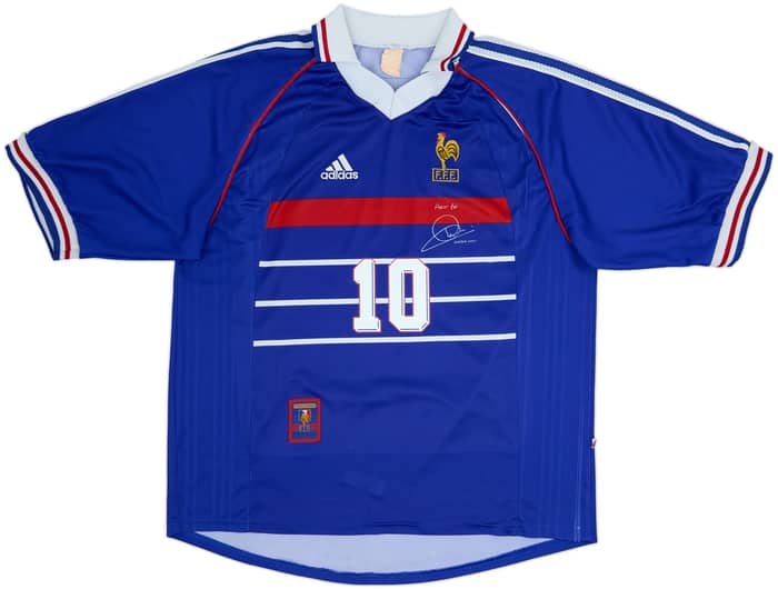 1998-00 France 'Pour Toi Zidane' Home Shirt Zidane #10 - 5/10 - (L)
