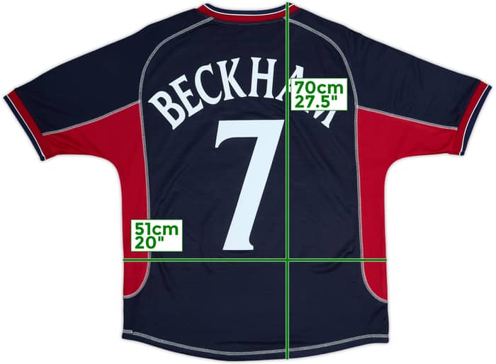 2000-01 Manchester United Third Shirt Beckham #7 - 9/10 - (Y)