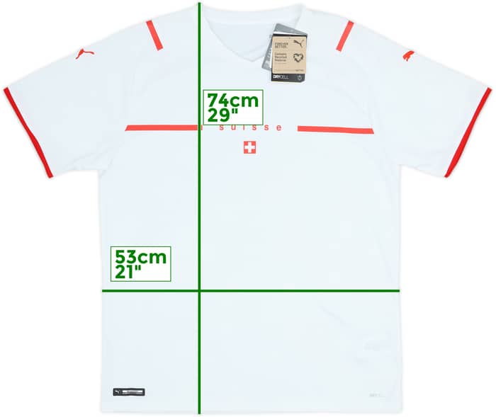 Camiseta de visitante de Switzerland 2021-22 (L)