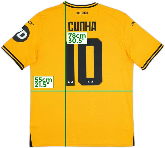 2024-25 Wolves Home Shirt Cunha #10 (L)
