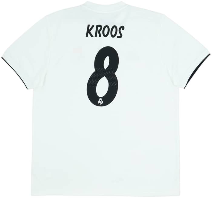 2018-19 Real Madrid Home Shirt Kroos #8 (XL)