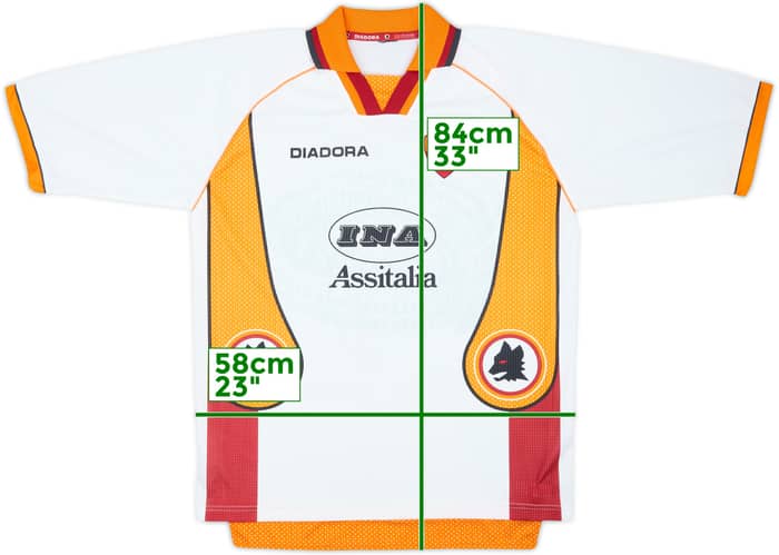 1997-98 Roma Away Shirt - 8/10 - (XL)
