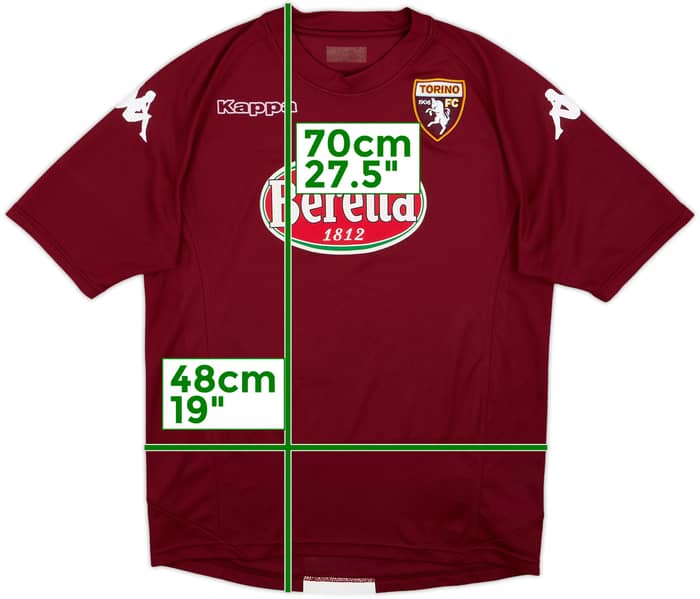 Camiseta de entrenamiento Kappa del Torino 2014-15 - 8/10 - (M)