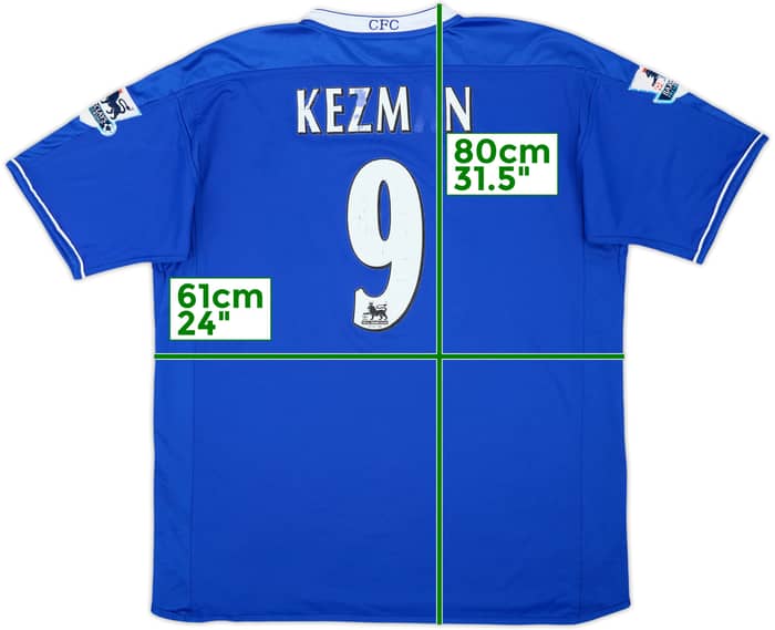2003-05 Chelsea Home Shirt Kezman #9 - 4/10 - (XL)