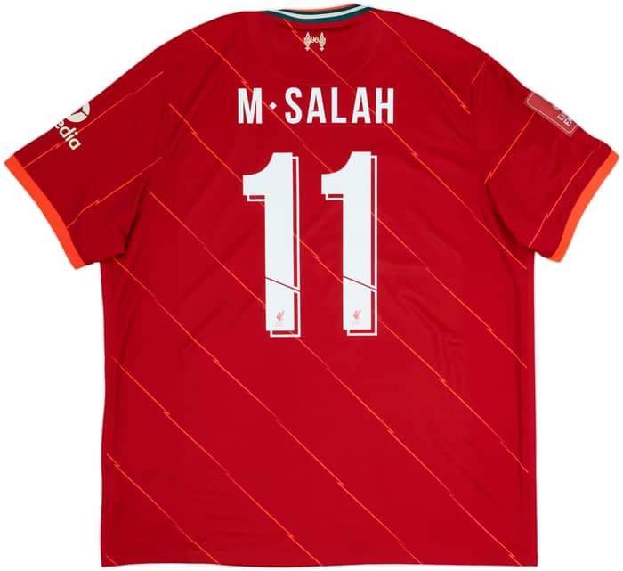 2021-22 Liverpool Home Shirt M.Salah #11 - 5/10 - (XXL)