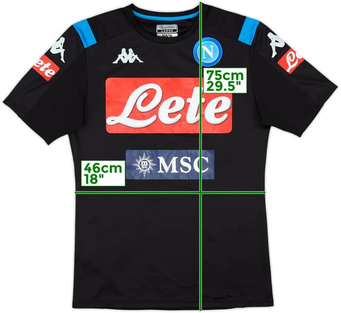2019-20 Napoli Kappa Training Shirt - 10/10 - (L)