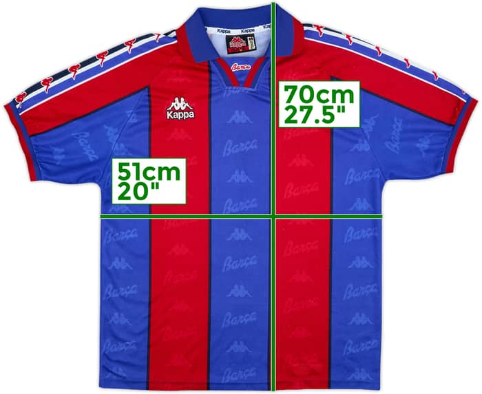 1995-97 Barcelona Home Shirt - 8/10 - (M)