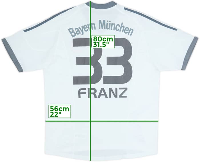 2002-03 Bayern Munich Away Shirt Franz #33 - 7/10 - (L)