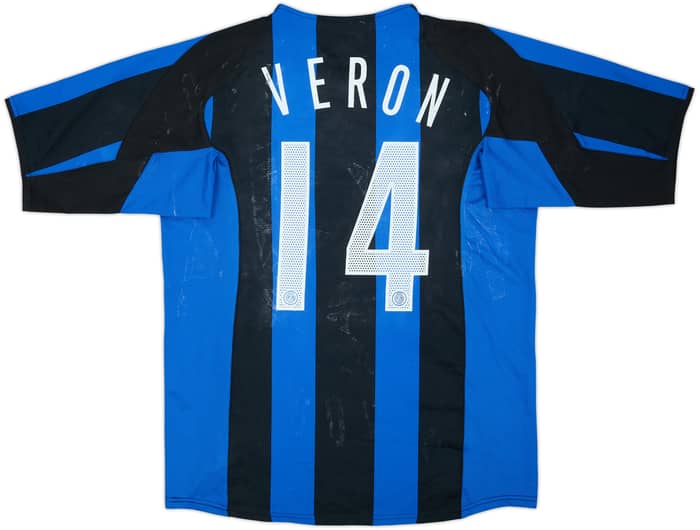 2004-05 Inter Milan Home Shirt Veron #14 - 4/10 - (L)